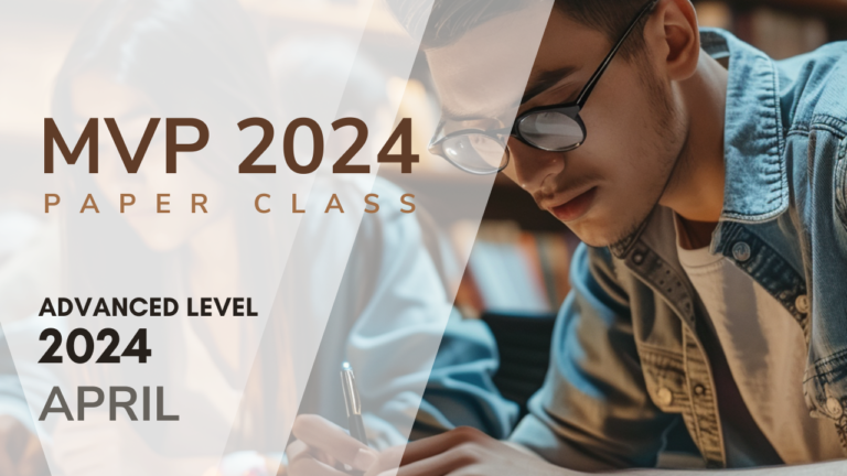 April Session | MVP 2024 | Paper Class