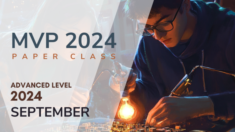 September Session | MVP 2024 | Paper Class