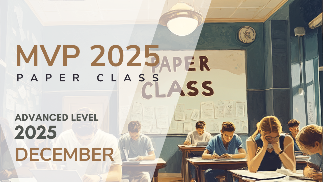 December Session MVP 2025 Paper Class ITsphere by Sanjula