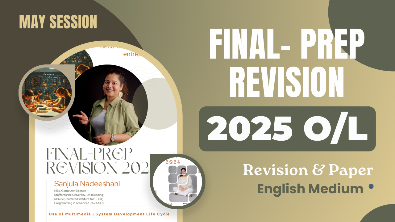 Final Prep Revision | May Session  | English Medium | 2025 O/Level