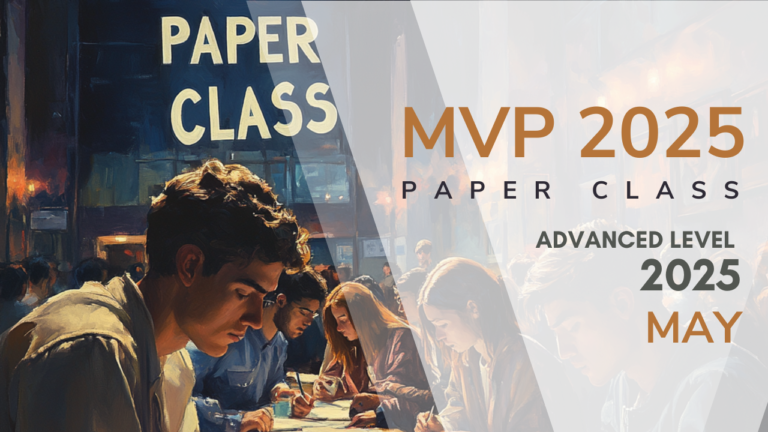 May Session | MVP 2025 | Paper Class