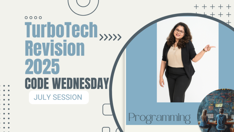 TurboTech | July Session | Code Wednesday