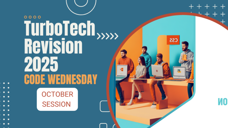 TurboTech | October Session | Code Wednesday