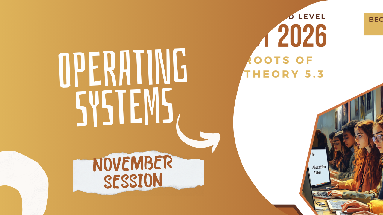 November Session | 2026 A/L ICT | Roots of Theory
