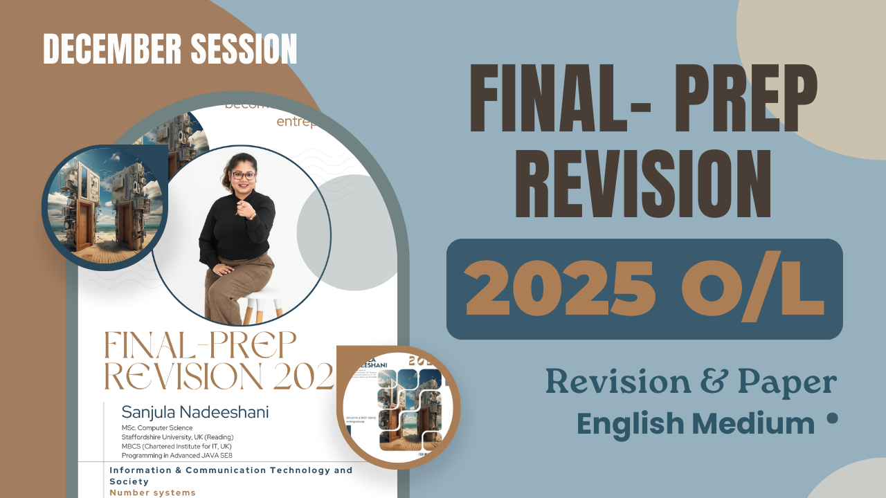 Final Prep Revision | December Session | English Medium | 2025 O/Level